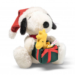 Steiff 356414 Snoopy mit Woodstock - Weihnachtsedition 16 cm