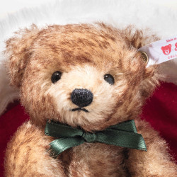 Steiff 005770 Igel und Teddybär in Weihnachtsmütze 14 cm