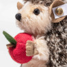 Steiff 005770 Igel und Teddybär in Weihnachtsmütze 14 cm