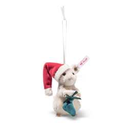 Steiff 005800 Weihnachtsmaus Ornament 8 cm