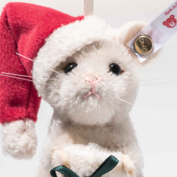 Steiff 005800 Weihnachtsmaus Ornament 8 cm